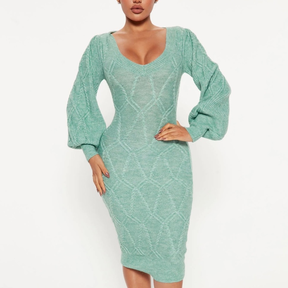 Knit Sweater Dress